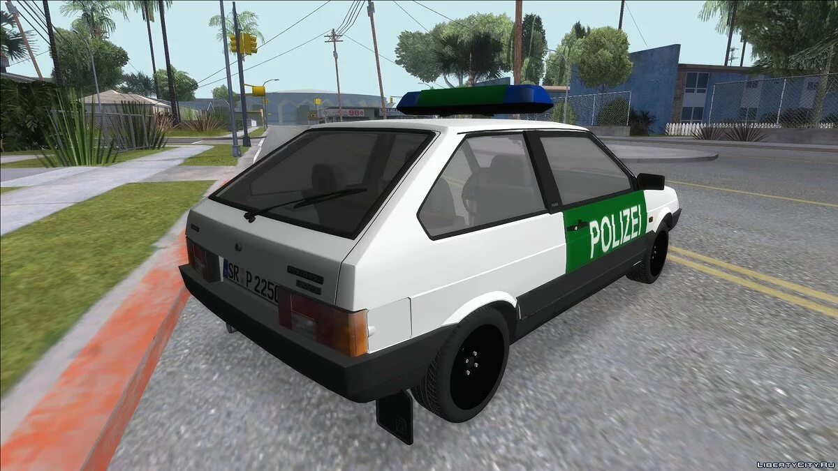 ВАЗ 2108 Полиция Германии / GTA San Andreas
