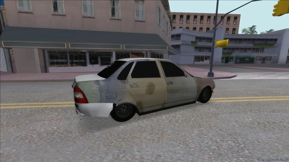 Lada Priora Битая / GTA San Andreas