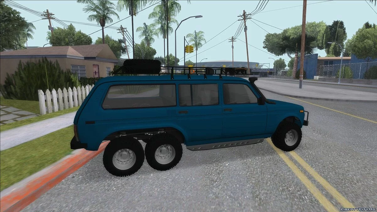 ВАЗ Нива 6х6 Офф-роуд / GTA San Andreas