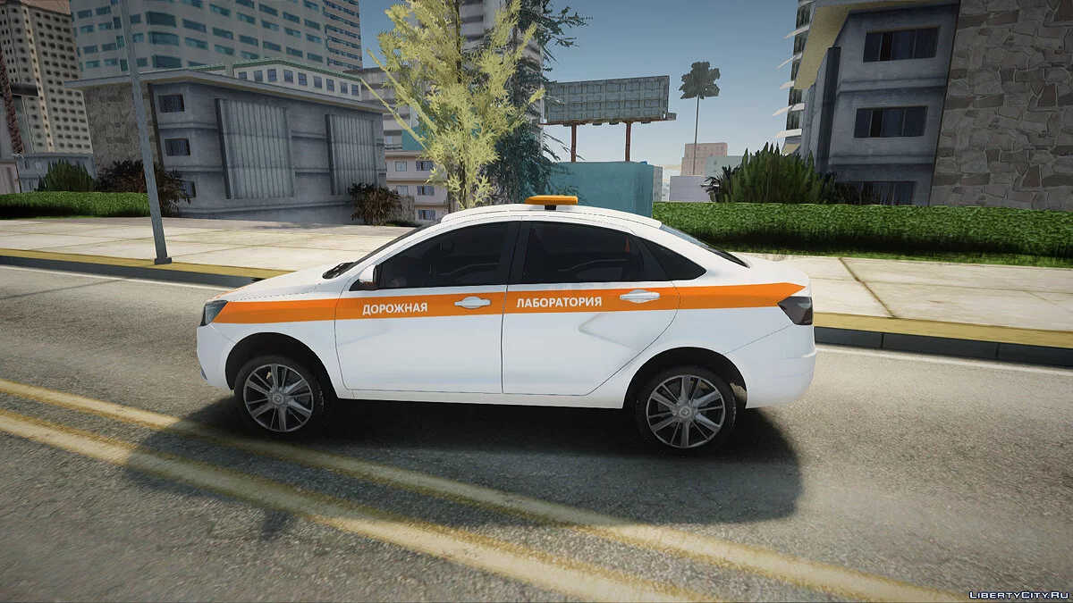 Лада Веста Дорожная лаборатория / GTA San Andreas