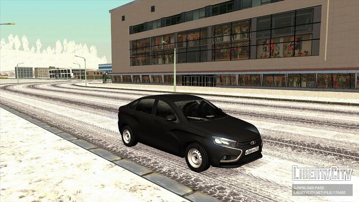 Lada Vesta Зимняя версия / GTA San Andreas