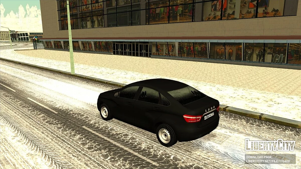 Lada Vesta Зимняя версия / GTA San Andreas