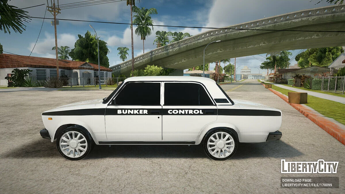 ВАЗ 2107 Бункер контроль / GTA San Andreas