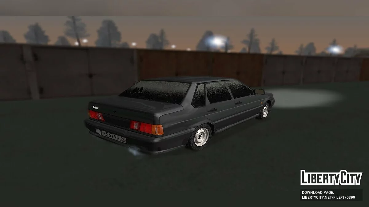 ВАЗ 2115 Зимняя версия / GTA San Andreas