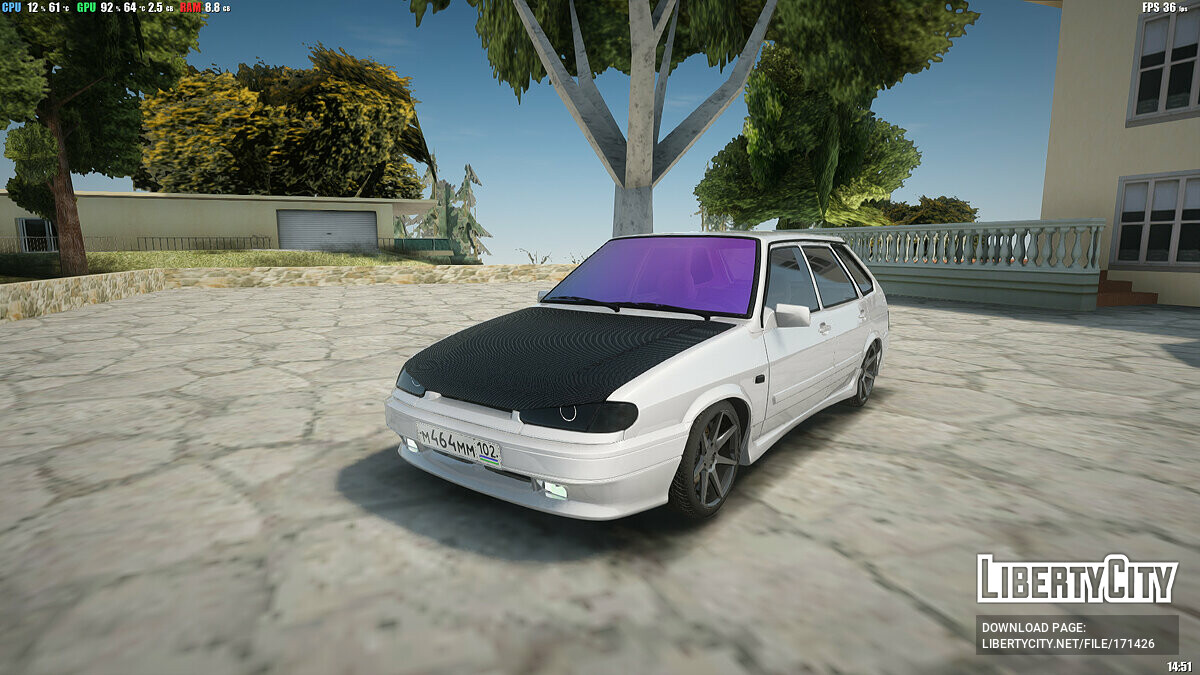 Скачать Lada 2114 Samara для GTA San Andreas