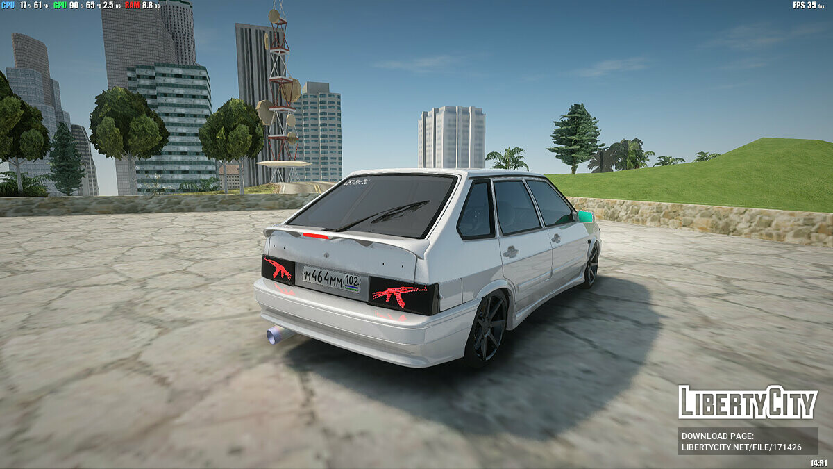 Скачать Lada 2114 Samara для GTA San Andreas