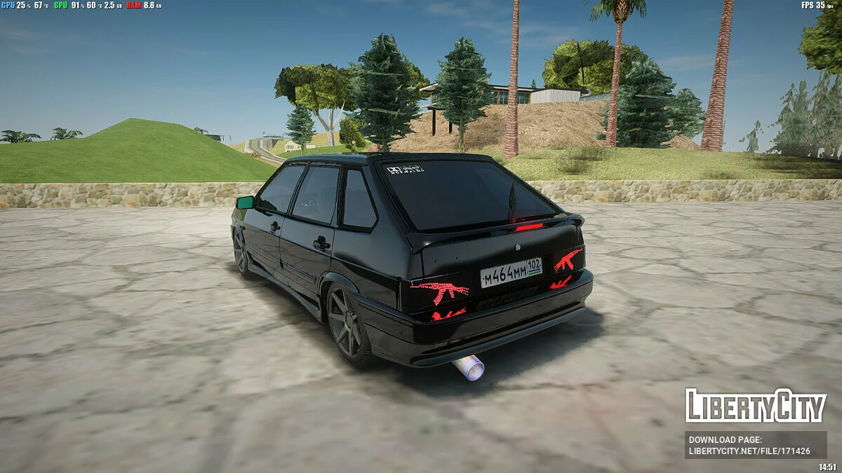 Lada 2114 Samara / GTA San Andreas