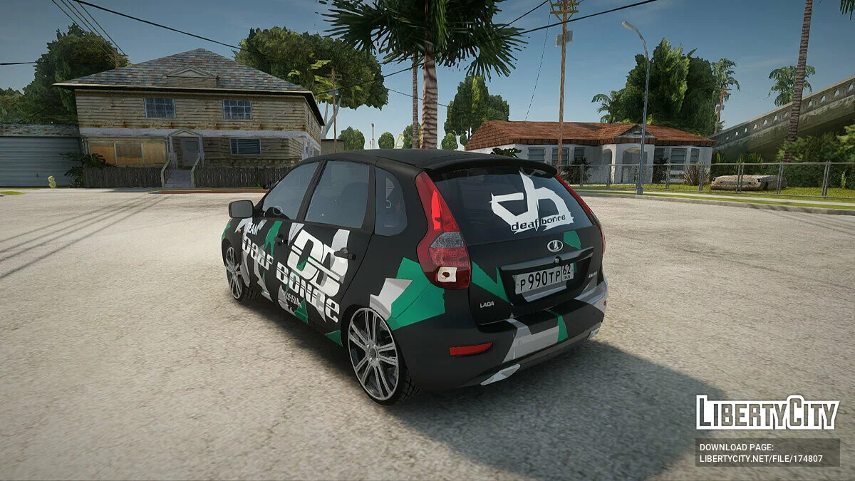 Lada Kalina Автозвук Deaf Bonce Team / GTA San Andreas