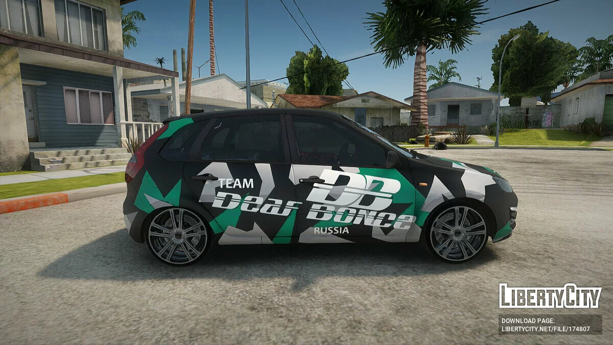 Lada Kalina Автозвук Deaf Bonce Team / GTA San Andreas