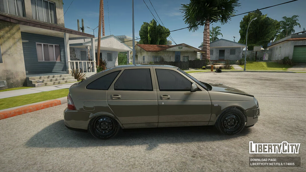 Lada Priora Ударенная / GTA San Andreas