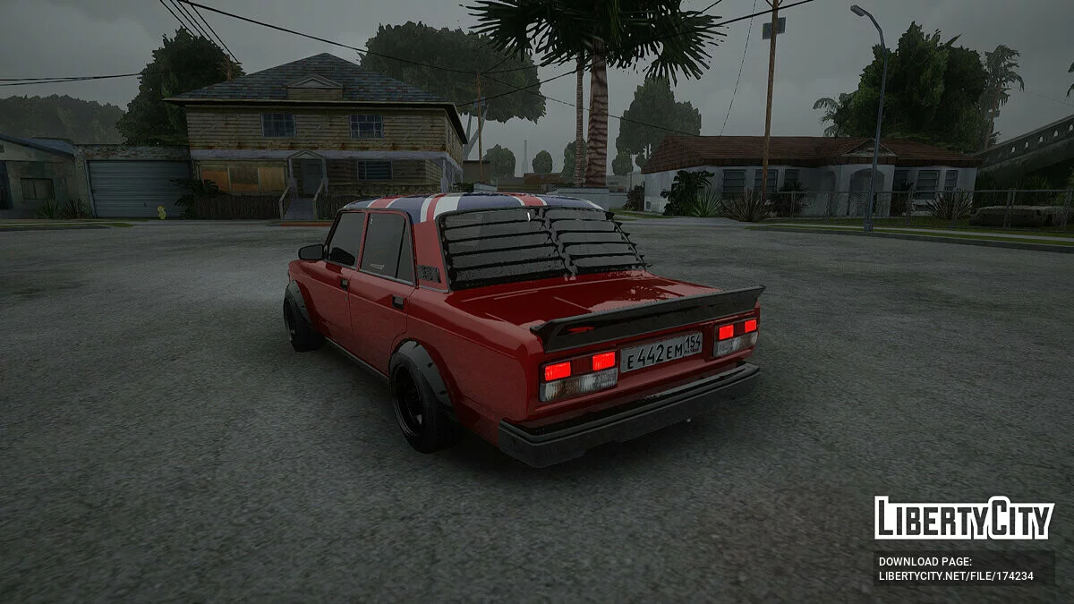 ВАЗ 2107 Англия БК / GTA San Andreas