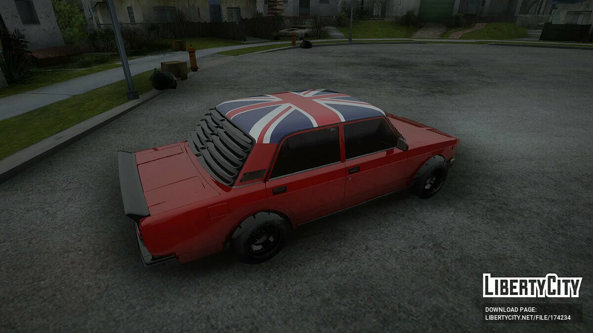 ВАЗ 2107 Англия БК / GTA San Andreas