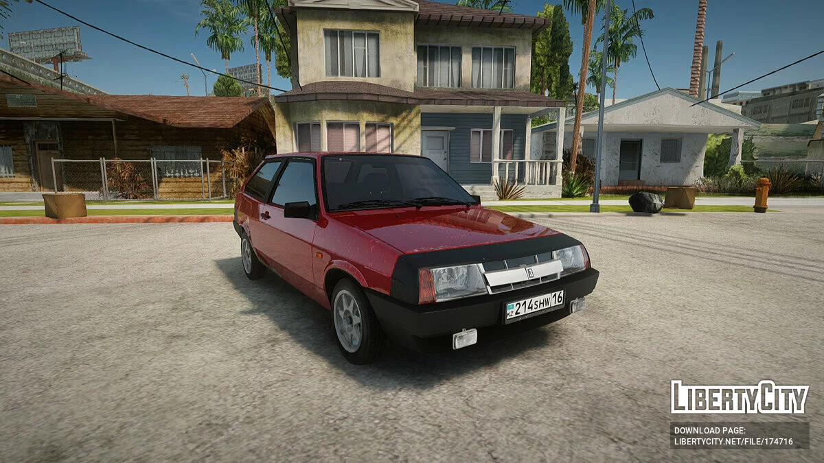 ВАЗ 2108 Немножко убитая / GTA San Andreas