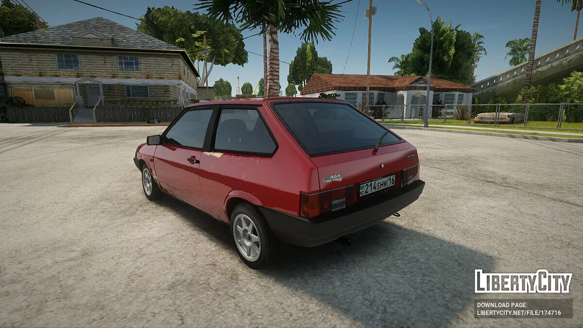 ВАЗ 2108 Немножко убитая / GTA San Andreas