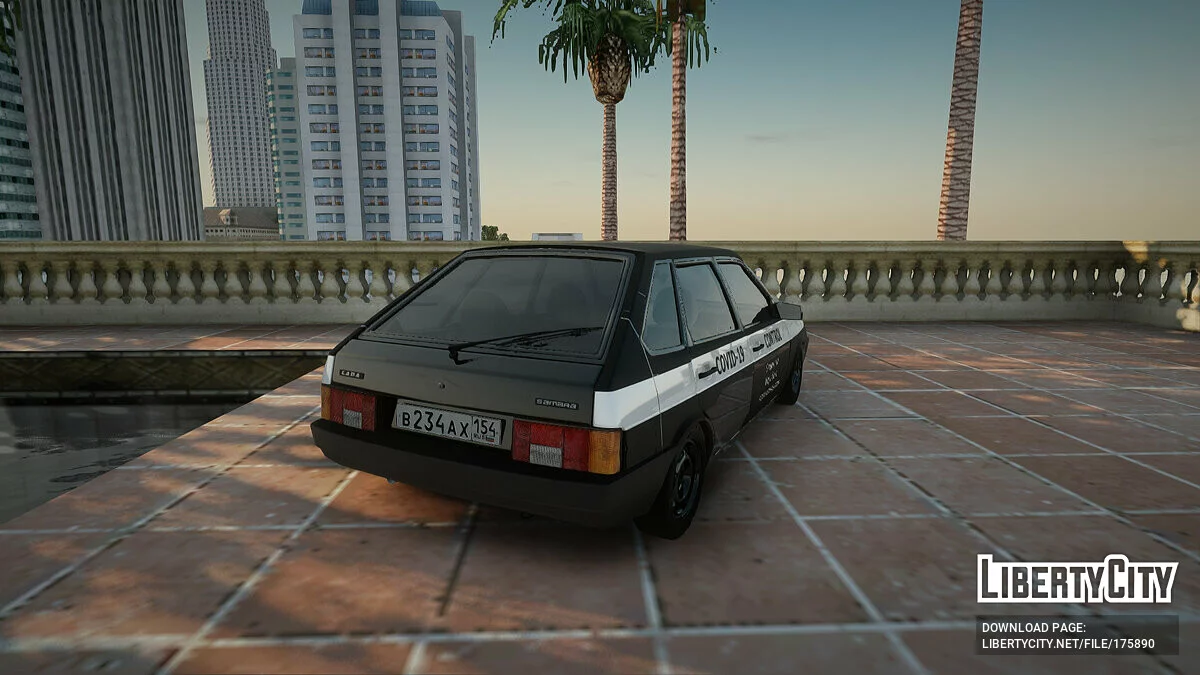 ВАЗ 2109 COVID-19 Control / GTA San Andreas