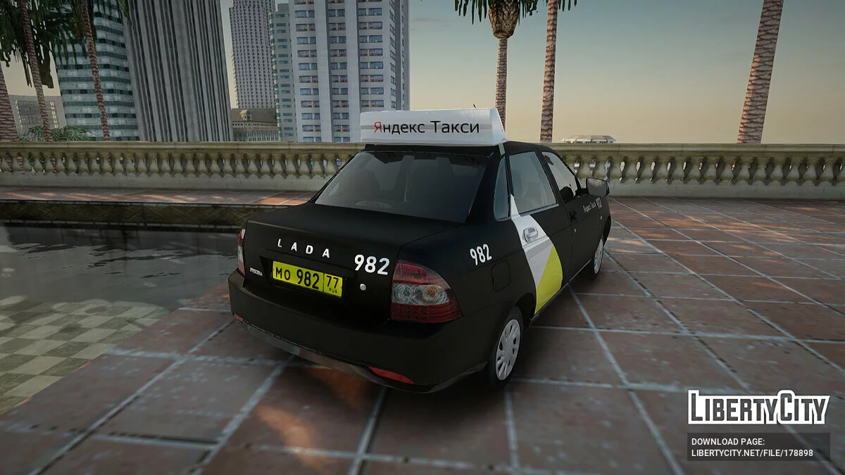 Лада Приора Яндекс.Такси / GTA San Andreas