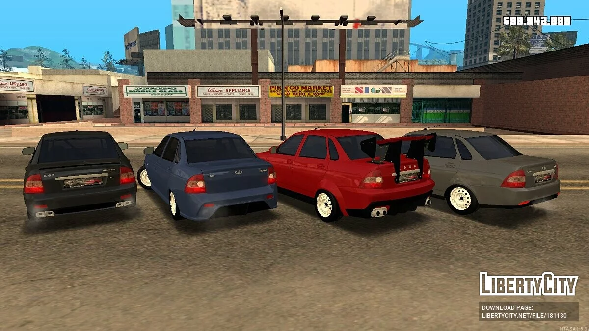 Lada 2170 + CCD / GTA San Andreas