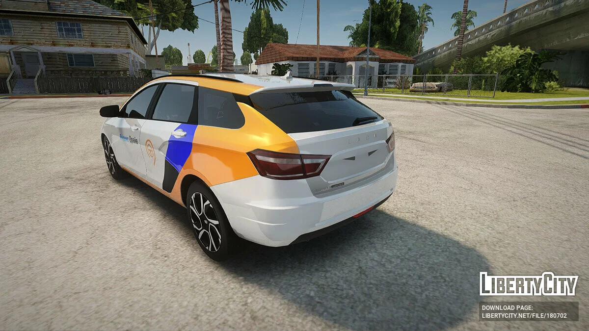 Lada Vesta Яндекс.Драйв / GTA San Andreas