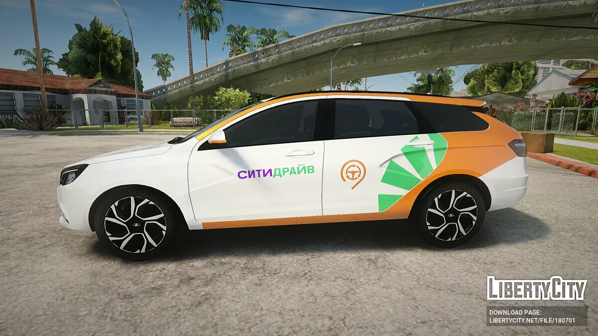 Lada Vesta Ситидрайв / GTA San Andreas
