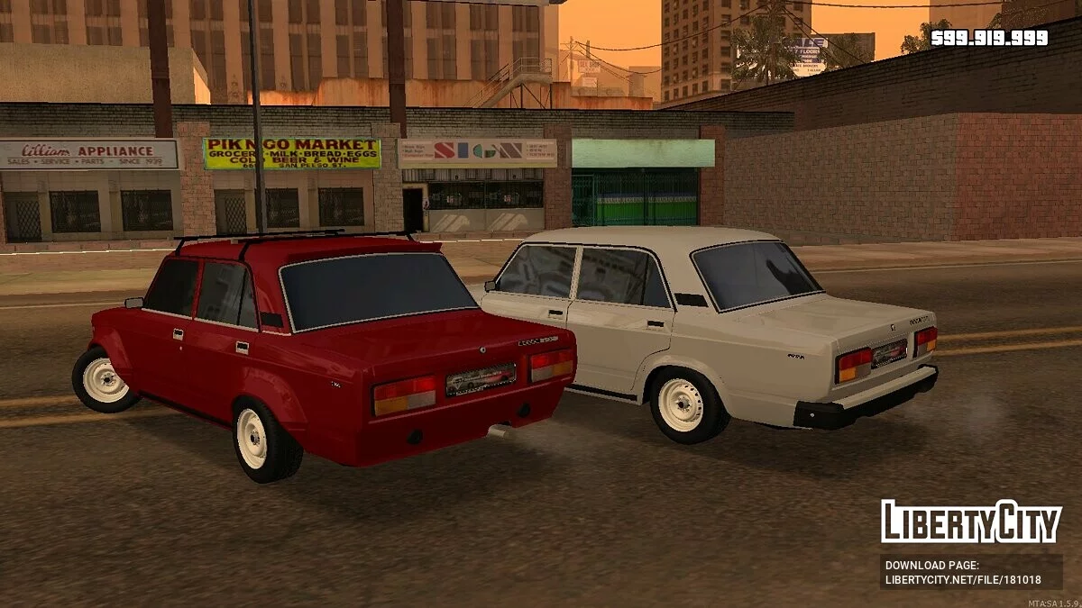 ВАЗ 2107 + CCD / GTA San Andreas