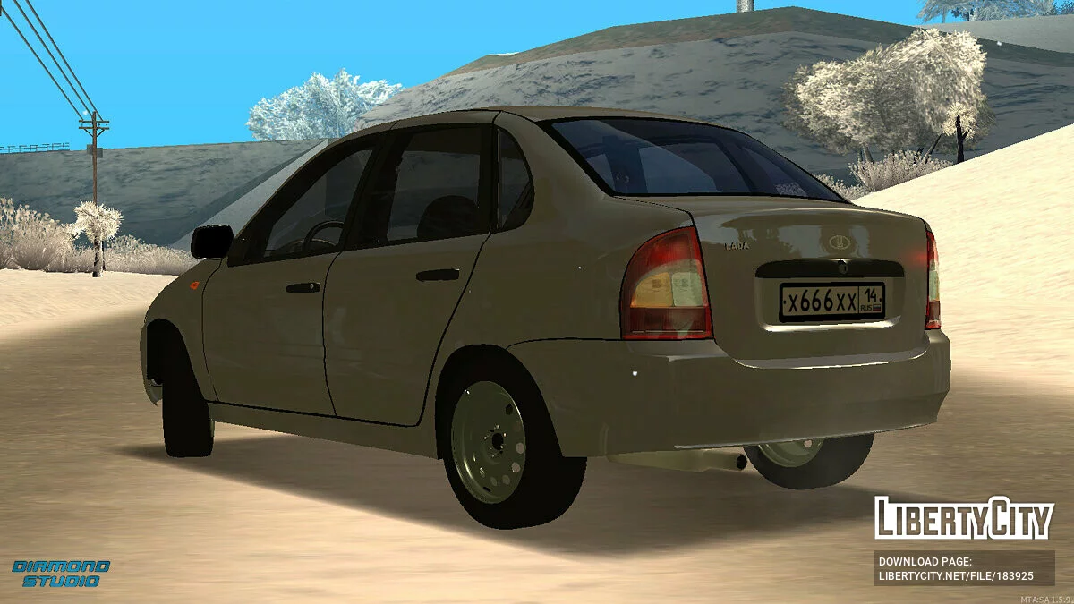 Lada Kalina + CCD / GTA San Andreas