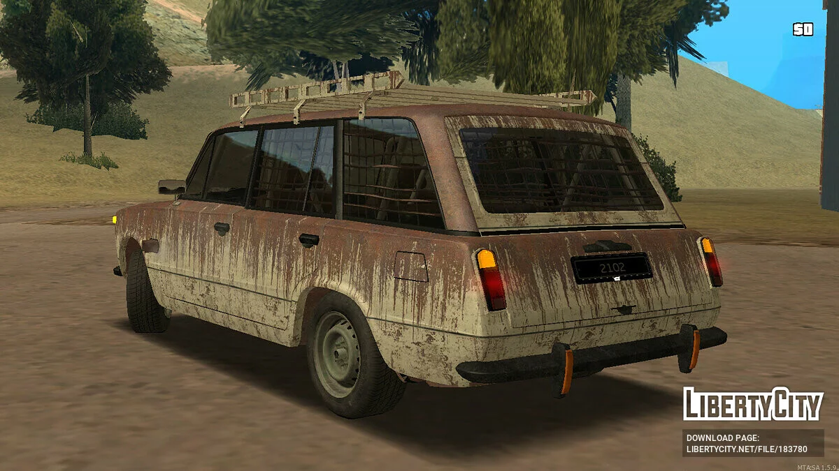 ВАЗ 2102 Crazy Car NRP / GTA San Andreas