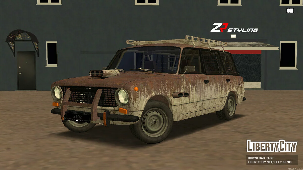 ВАЗ 2102 Crazy Car NRP / GTA San Andreas