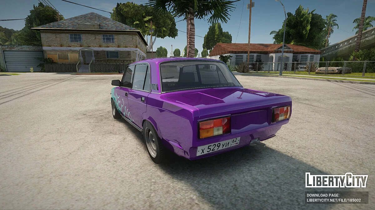 ВАЗ 2107 Blue Flame / GTA San Andreas