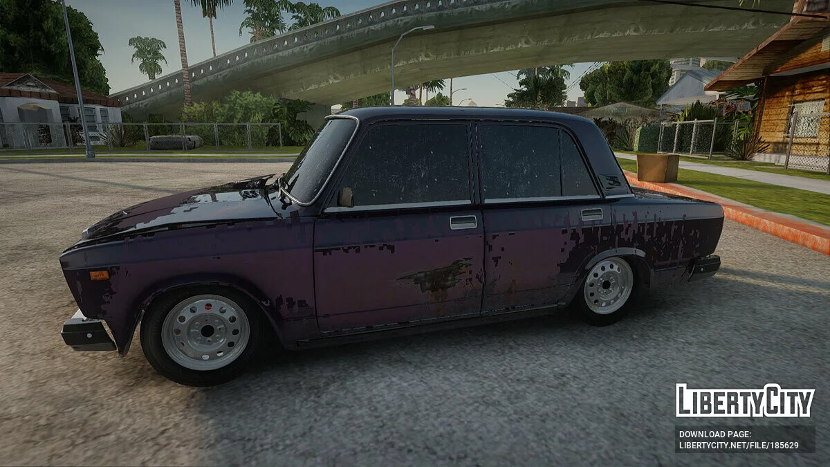 ВАЗ 2107 Побитая / GTA San Andreas