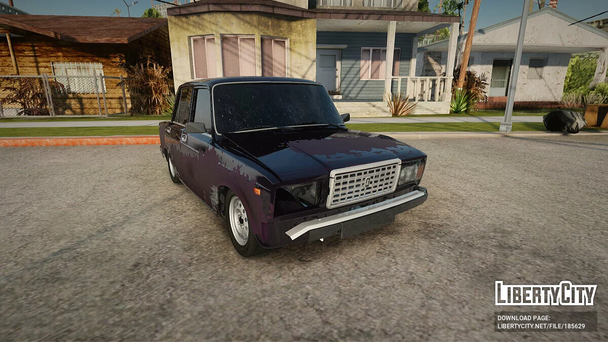 ВАЗ 2107 Побитая / GTA San Andreas