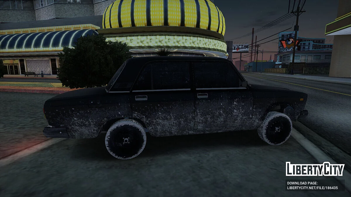 ВАЗ 2107 Зима / GTA San Andreas