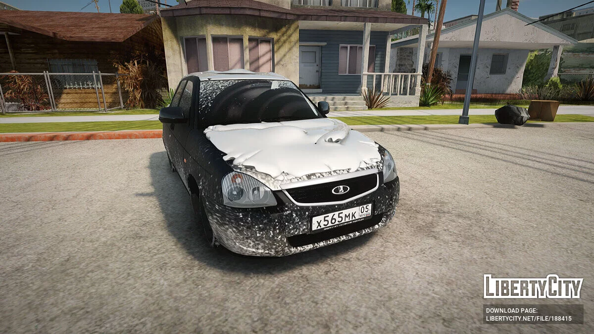 Lada Priora Зима / GTA San Andreas