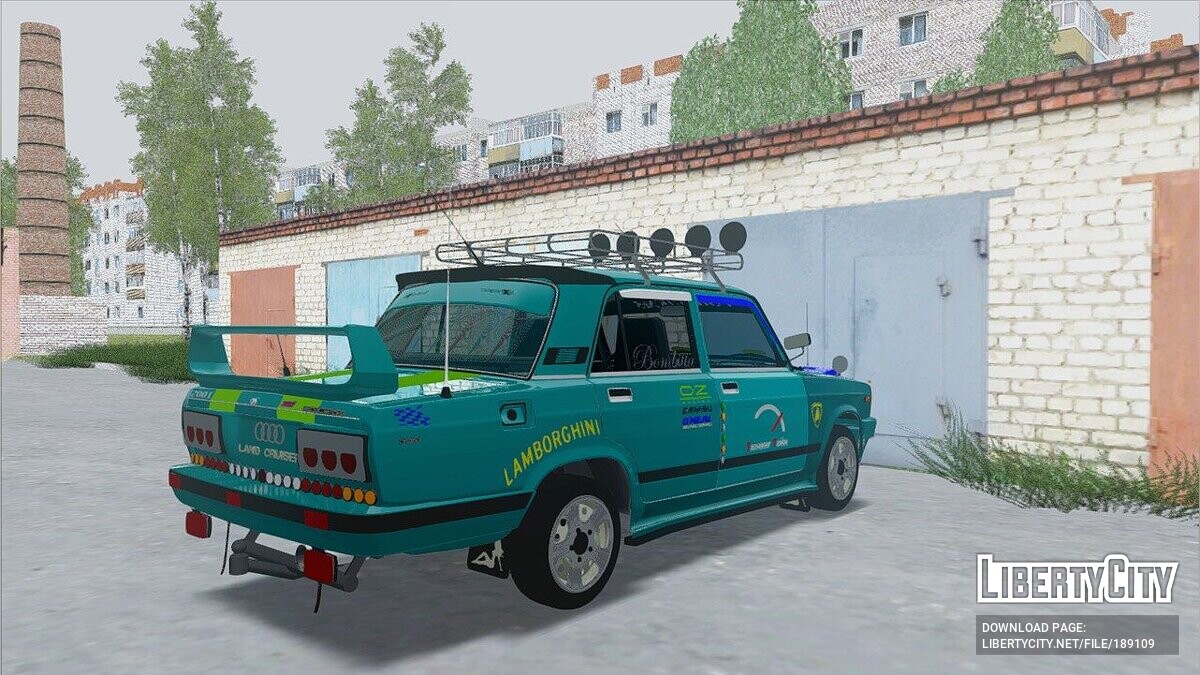 Скачать ВАЗ 2107 Колхоз для GTA San Andreas