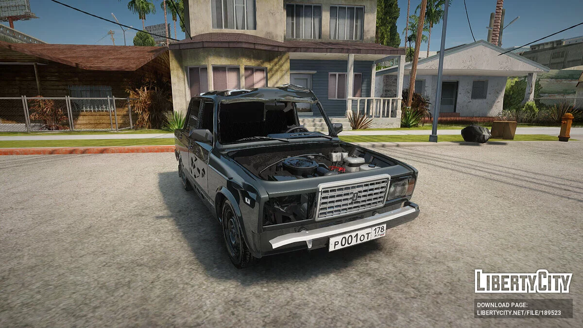 ВАЗ 2107 Убитая / GTA San Andreas