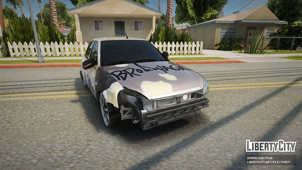 Скачать Lada Priora Бродяга для GTA San Andreas