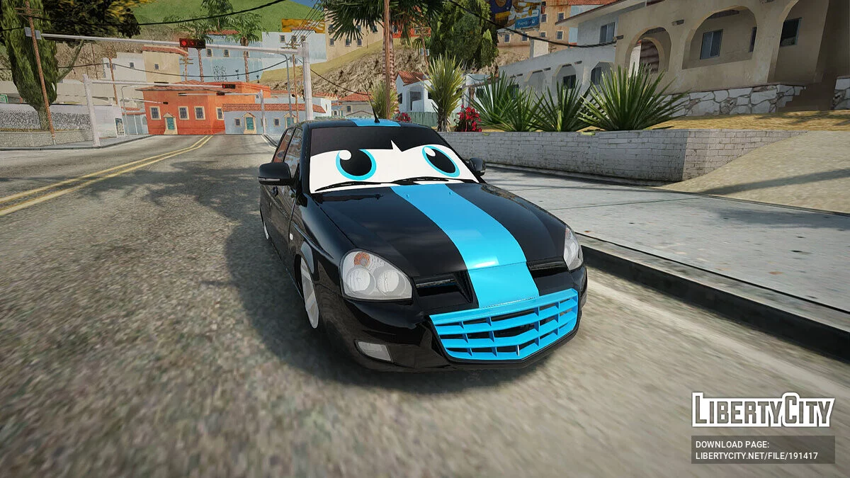 Lada Priora Глазки / GTA San Andreas