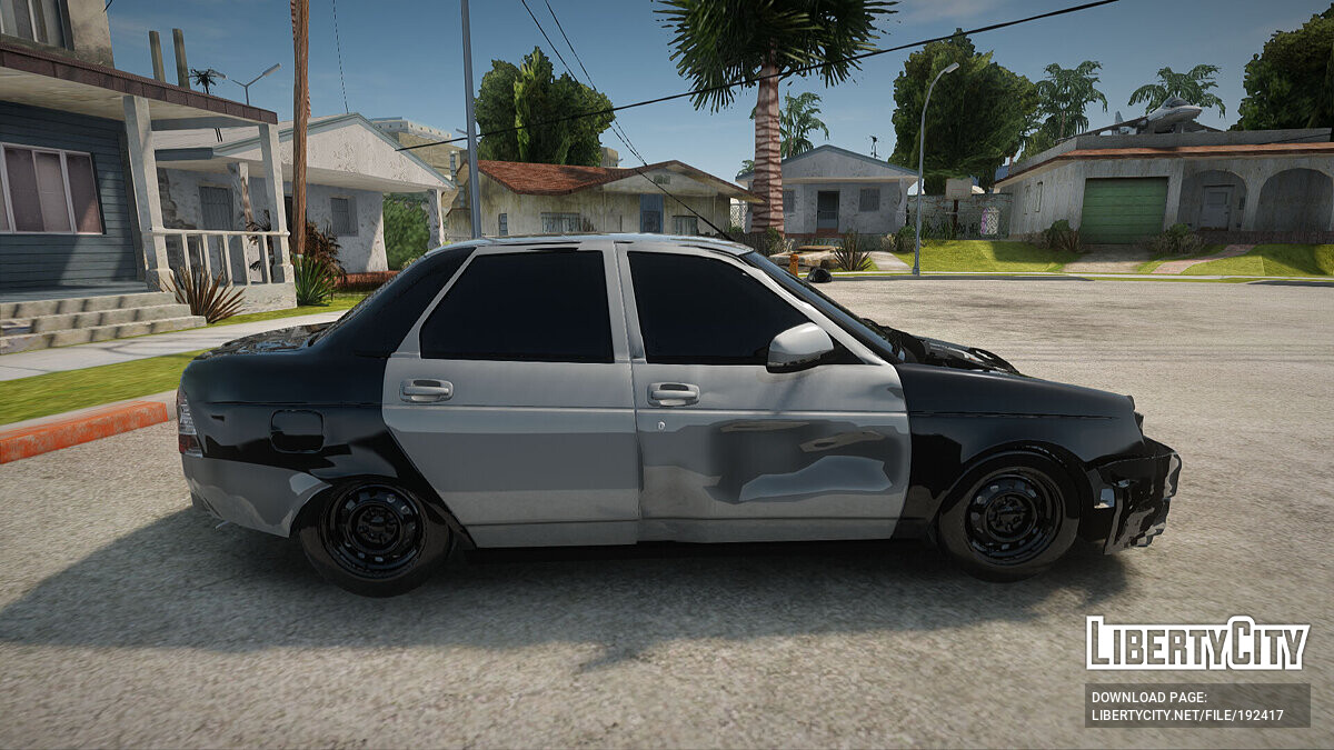 Скачать Lada Priora Уставшая для GTA San Andreas