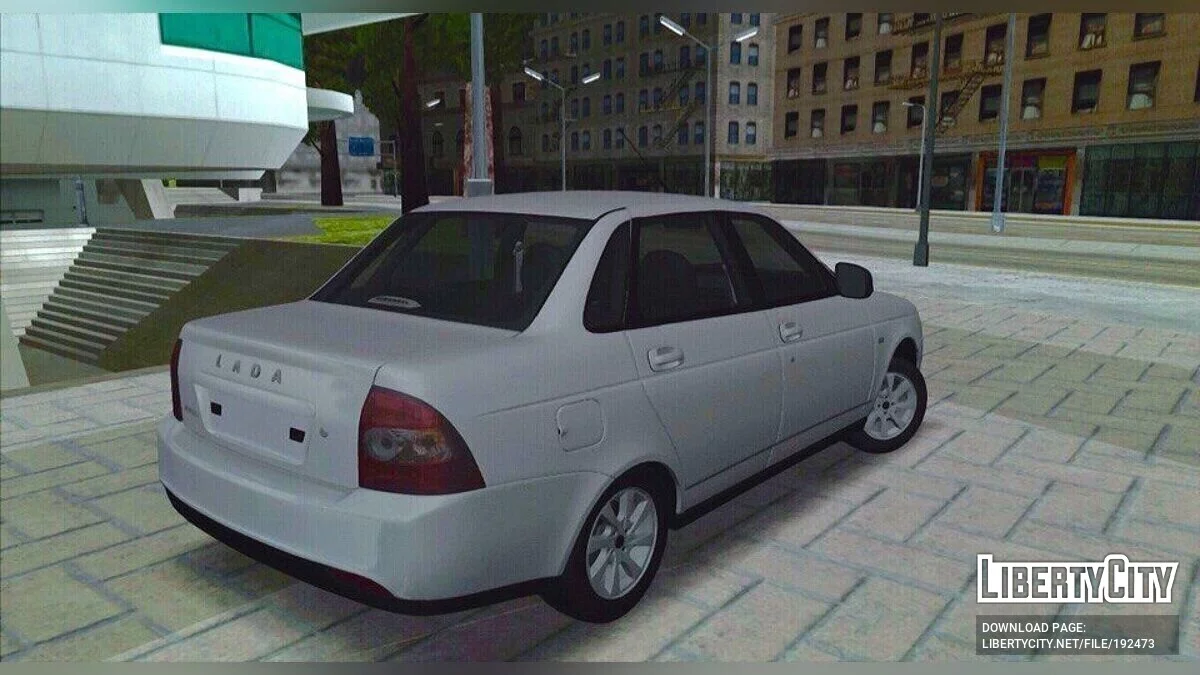 Lada Priora White Edition 2018 / GTA San Andreas
