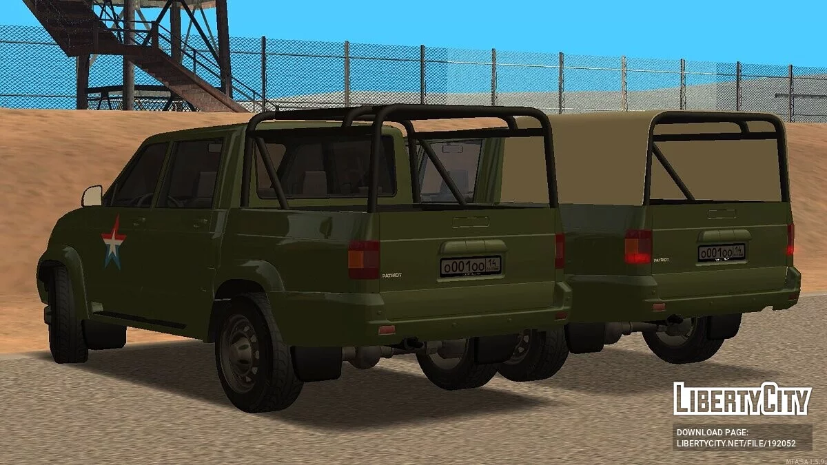 УАЗ Патриот + CCD / GTA San Andreas