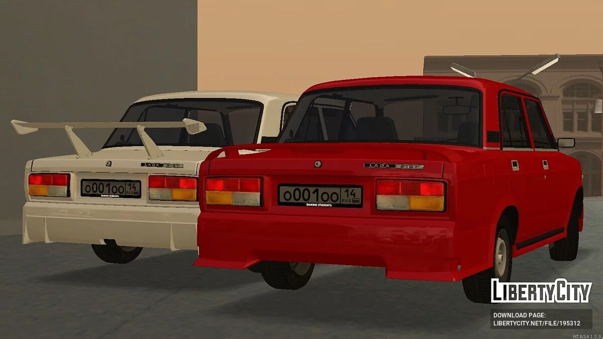 ВАЗ 2107 + CCD / GTA San Andreas
