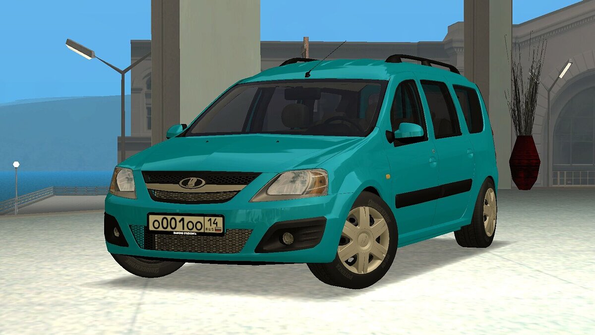 Скачать Lada Largus + CCD для GTA San Andreas