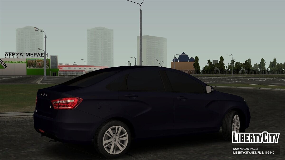 Скачать Lada Vesta Sedan Stock для GTA San Andreas