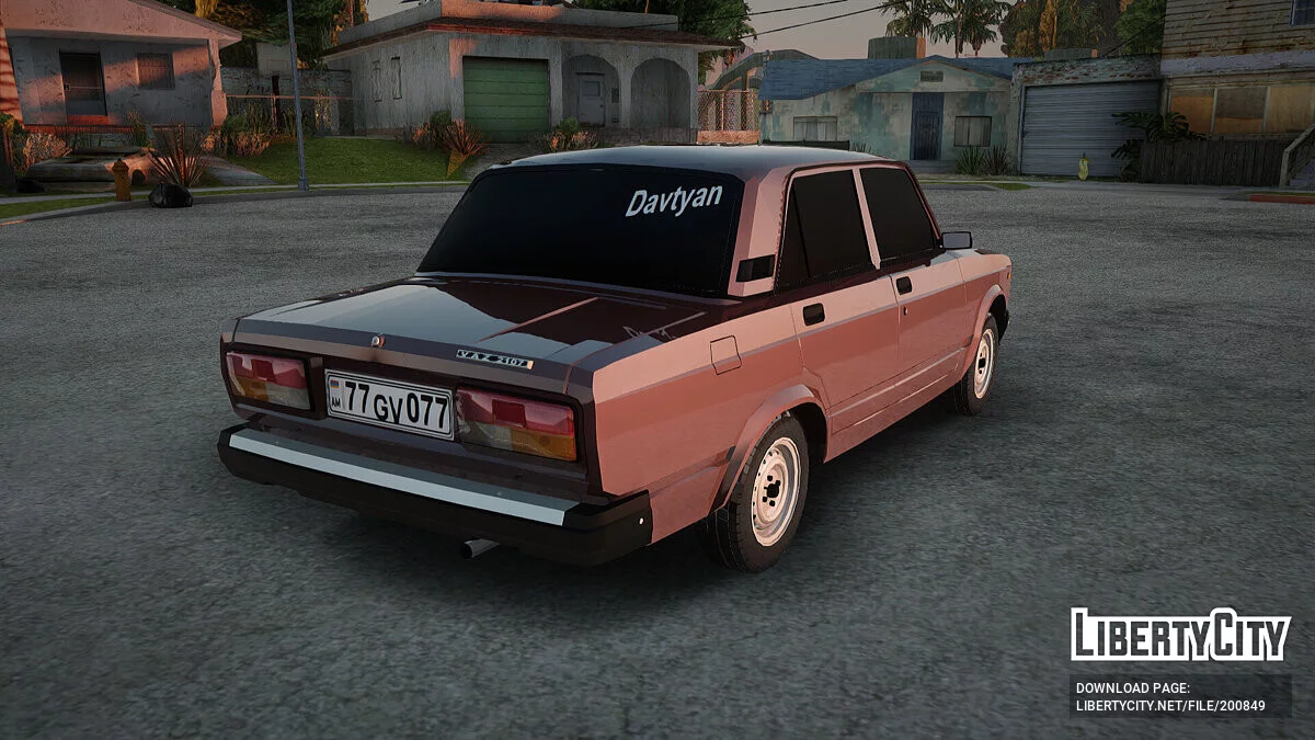 ВАЗ 2107 Armenian / GTA San Andreas