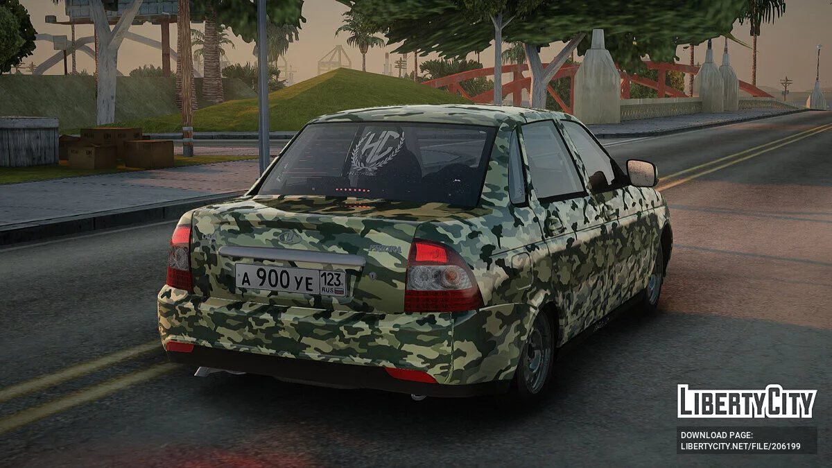Lada Priora Камуфляж / GTA San Andreas