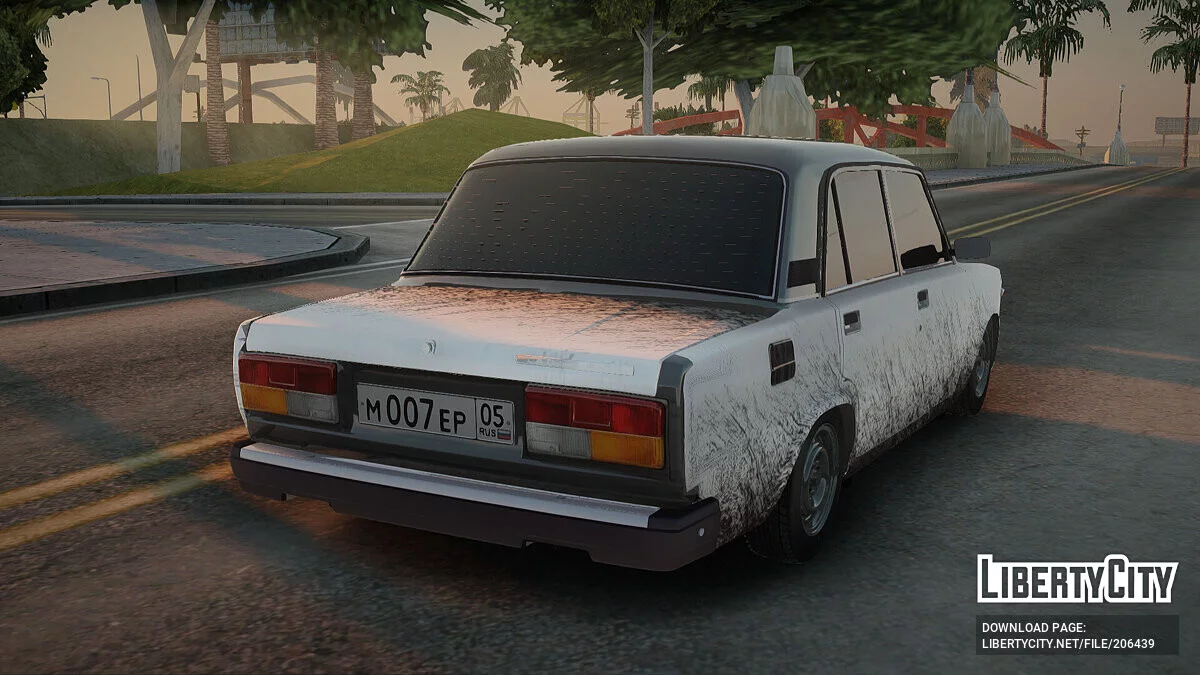 ВАЗ 2107 Разбитый / GTA San Andreas