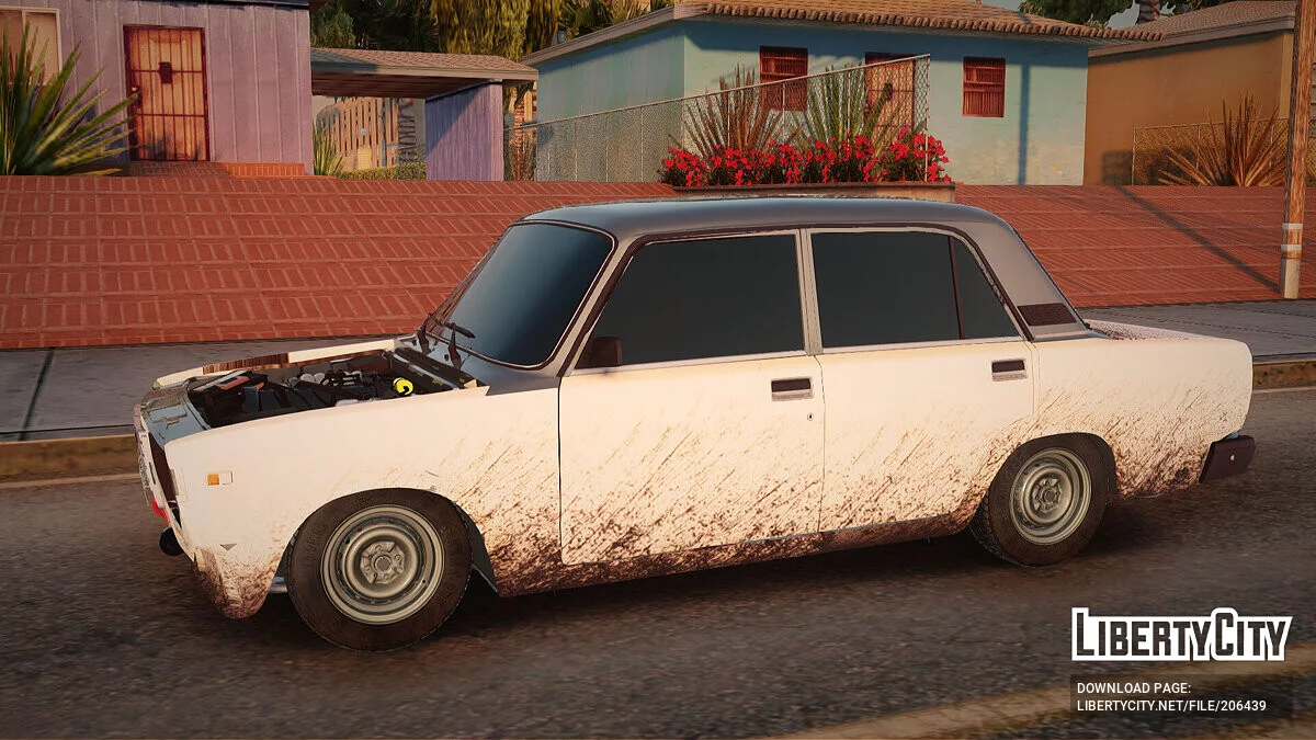 ВАЗ 2107 Разбитый / GTA San Andreas