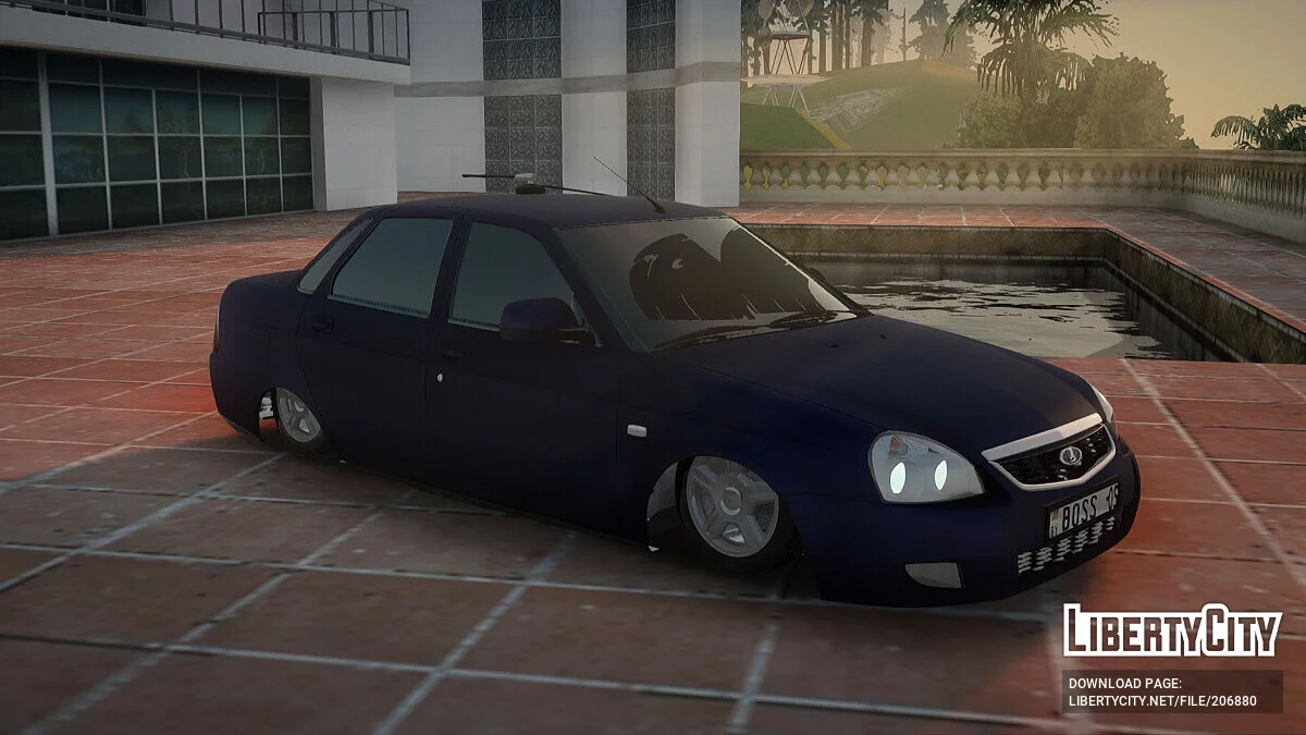 Lada Priora Мятая / GTA San Andreas