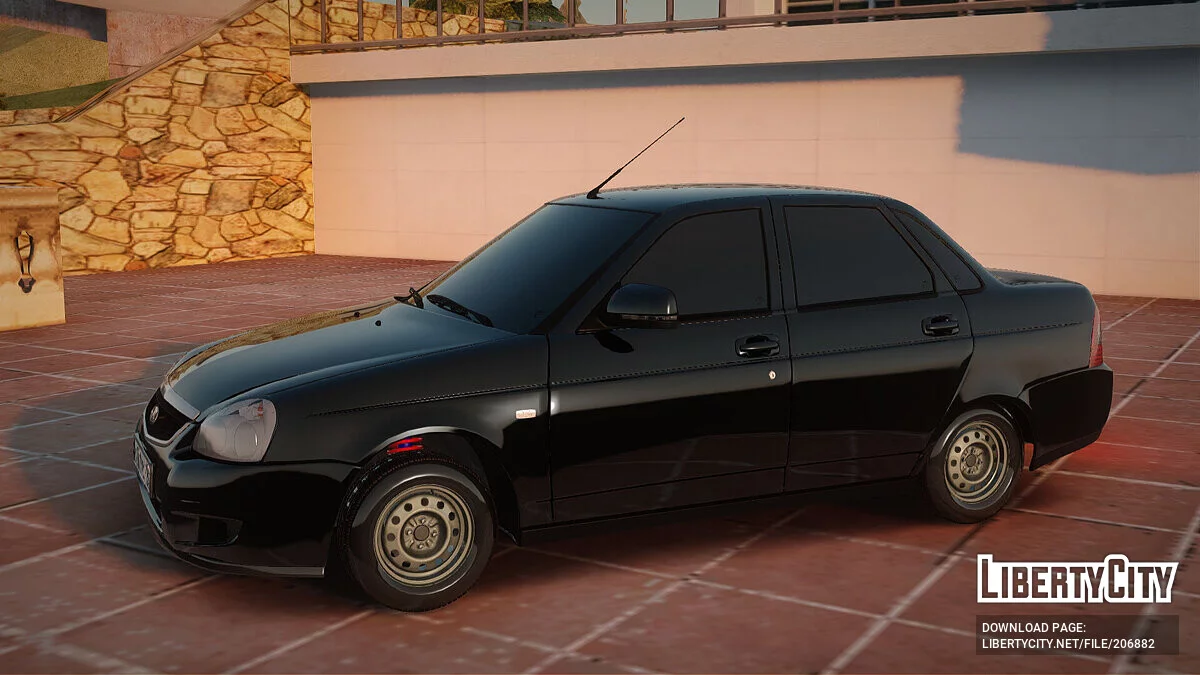 Lada Priora Тонированная / GTA San Andreas