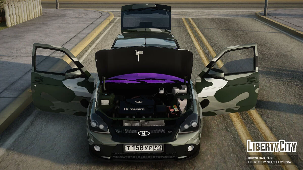 Lada Priora Sport Камуфляж / GTA San Andreas