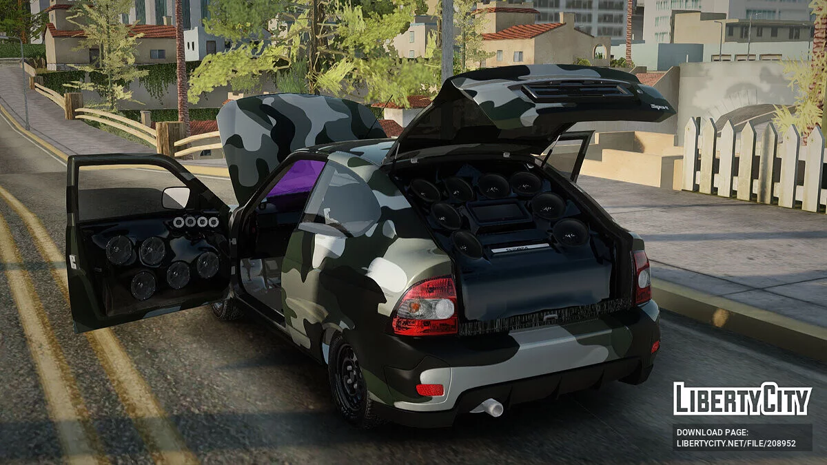 Lada Priora Sport Камуфляж / GTA San Andreas